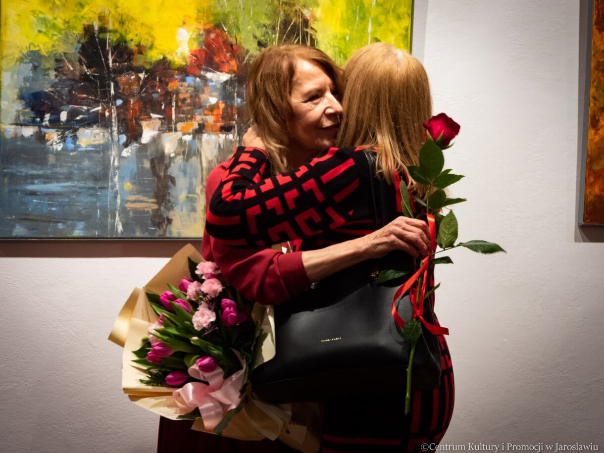 uczestnicy wernisażu Ludwiki Koczut