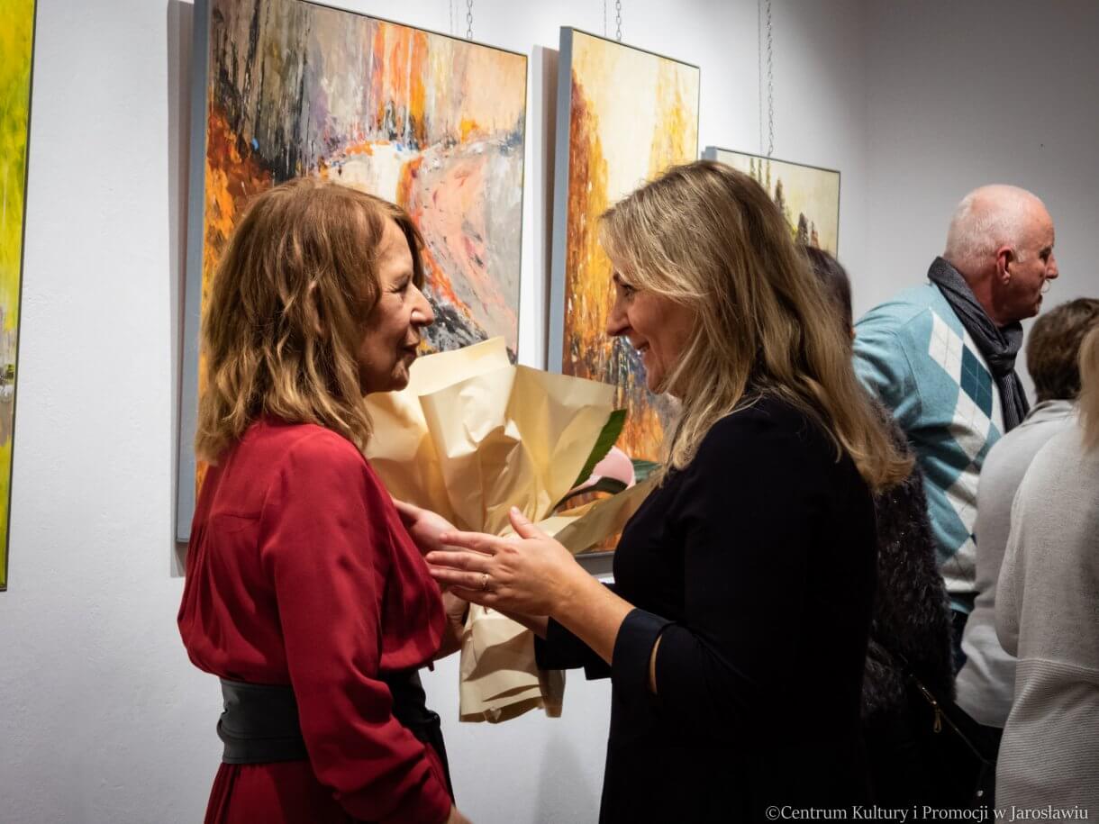 uczestnicy wernisażu Ludwiki Koczut