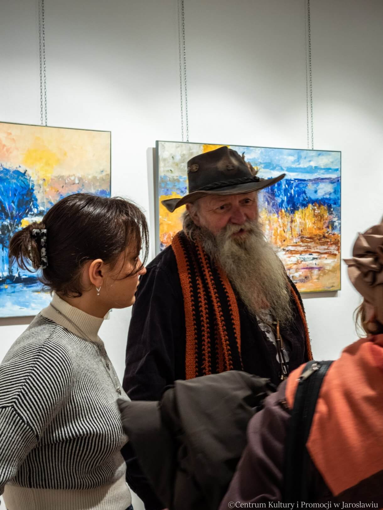 uczestnicy wernisażu Ludwiki Koczut