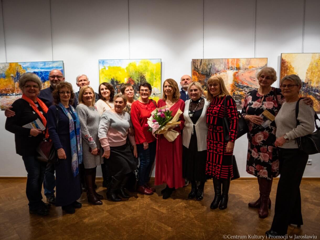 uczestnicy wernisażu Ludwiki Koczut