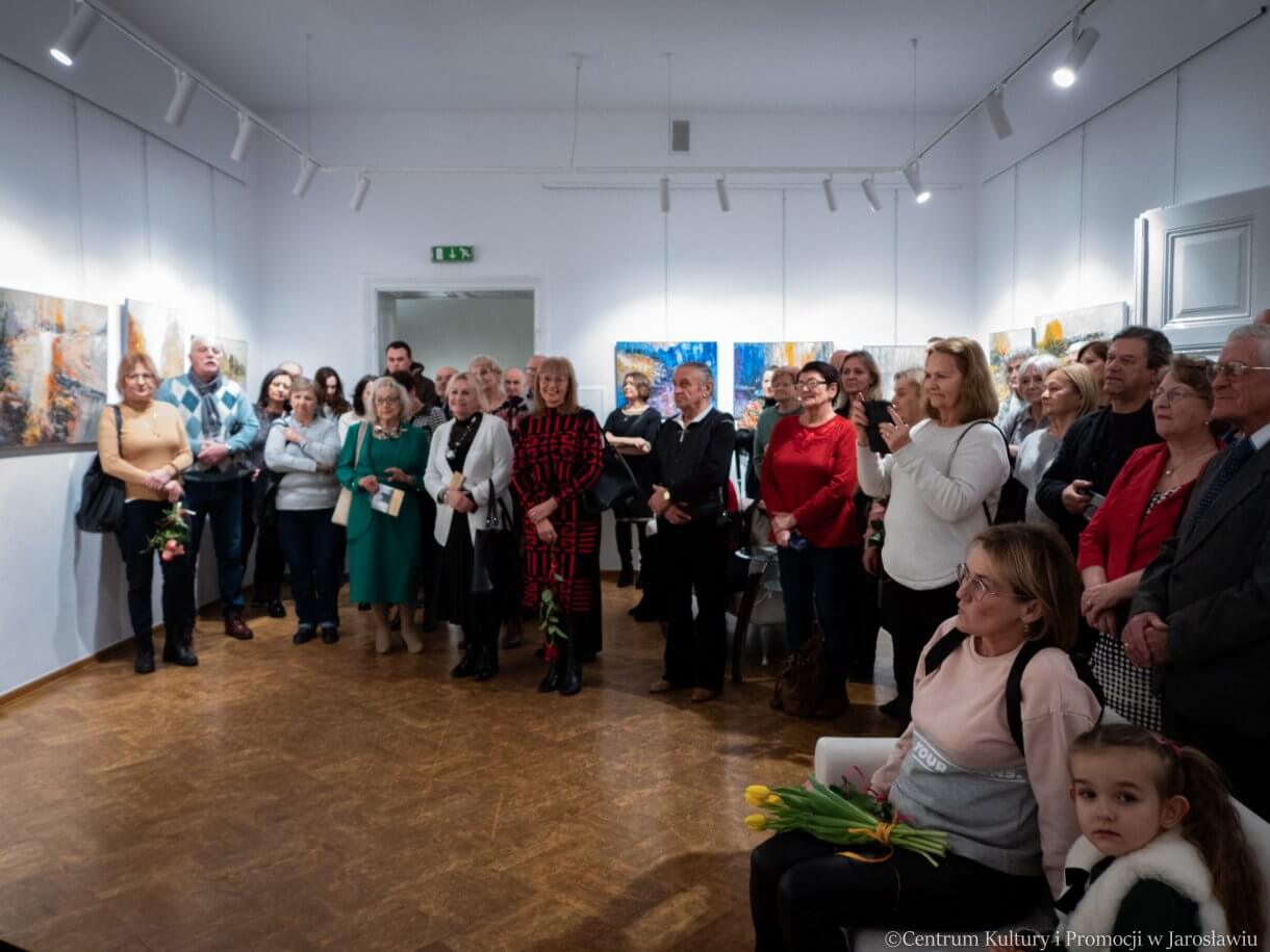 uczestnicy wernisażu Ludwiki Koczut