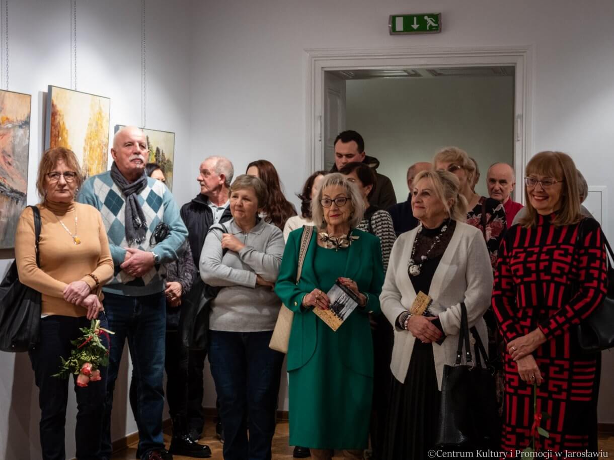 uczestnicy wernisażu Ludwiki Koczut