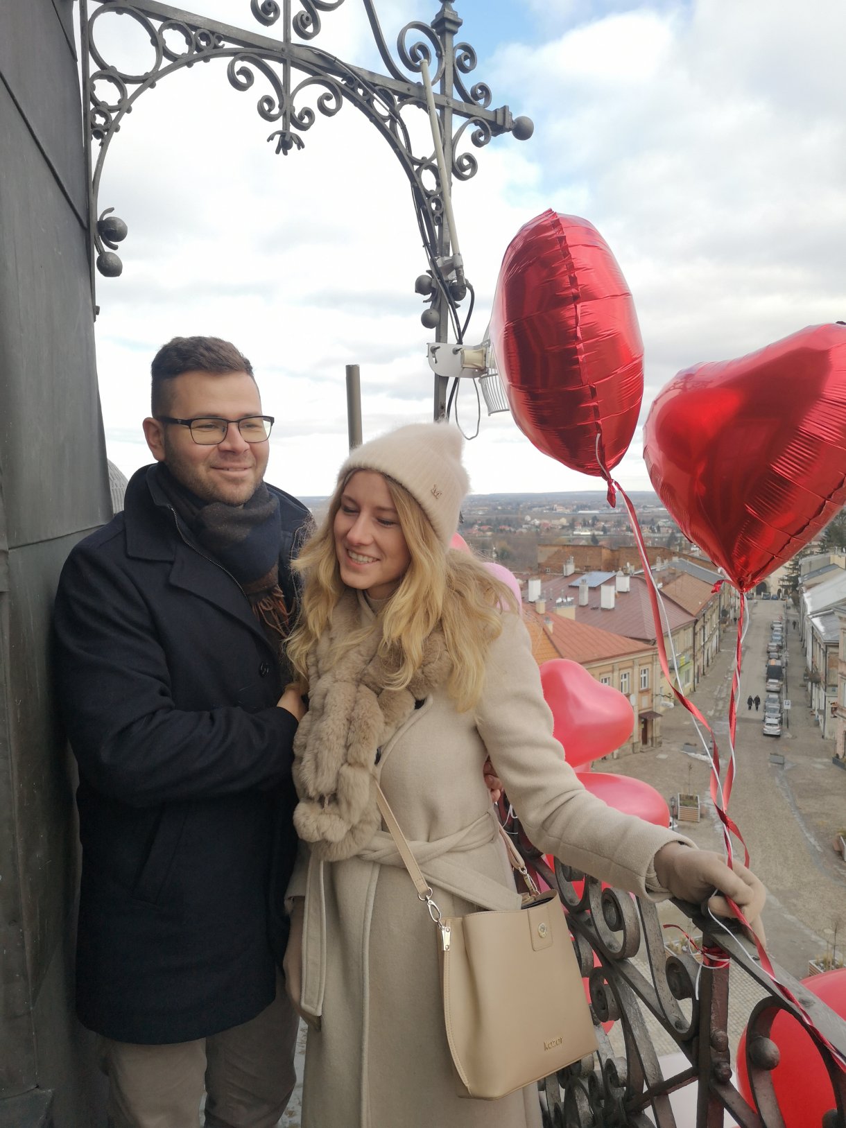 uczestnicy akcji Zakochani w podziemiach podczas zwiedzania