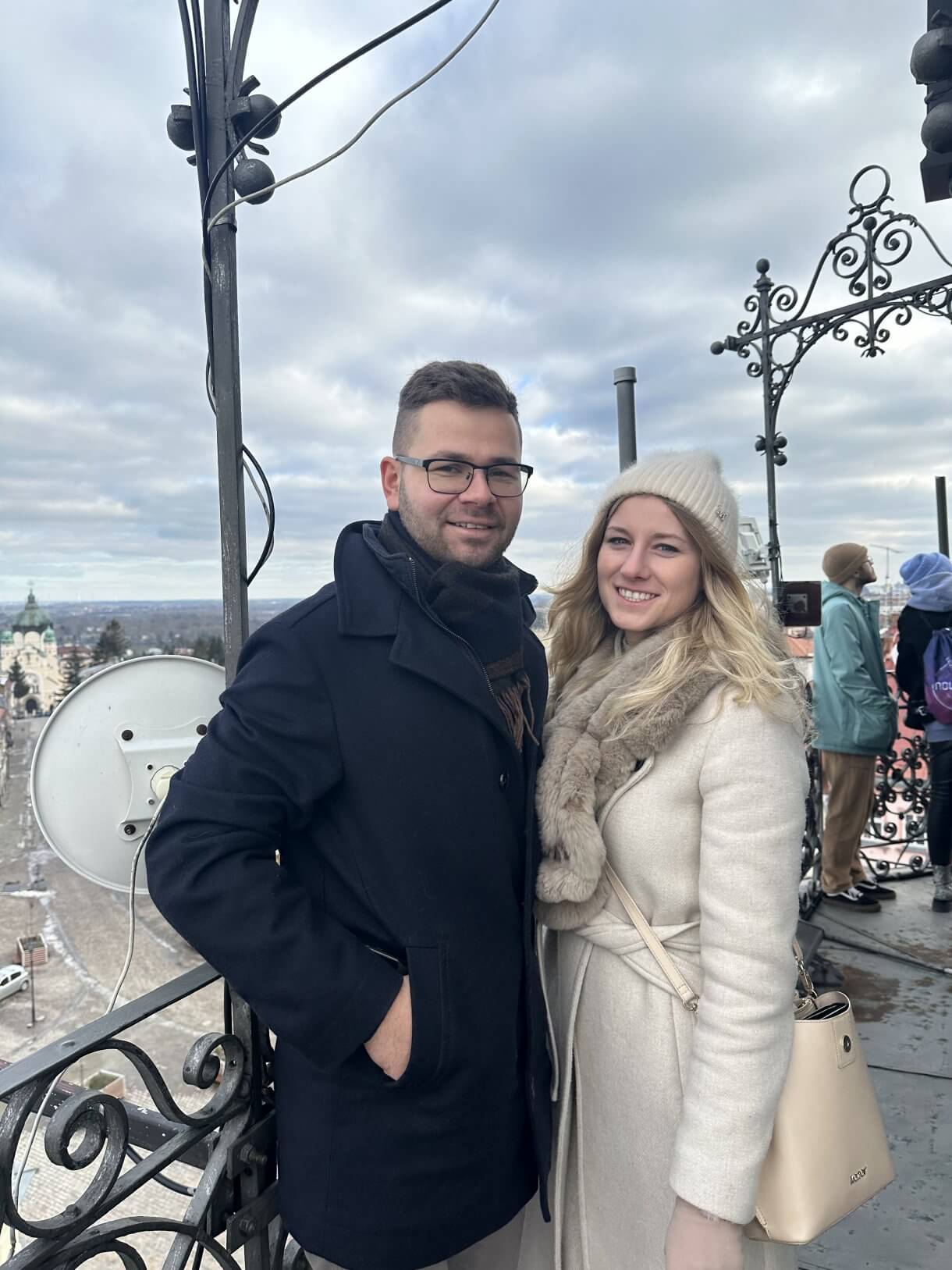 uczestnicy akcji Zakochani w podziemiach podczas zwiedzania