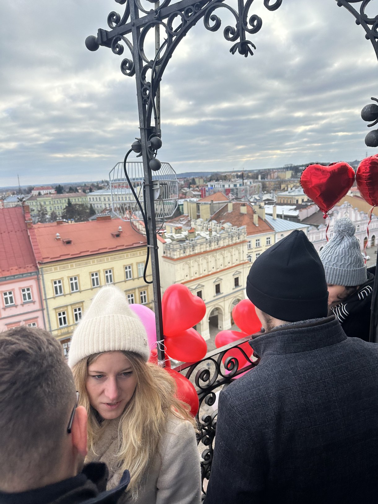 uczestnicy akcji Zakochani w podziemiach podczas zwiedzania