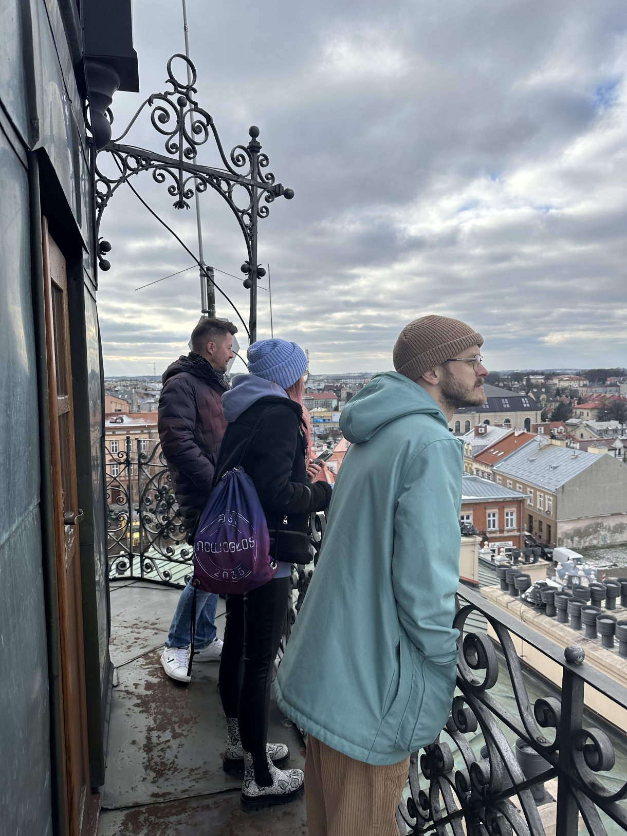 uczestnicy akcji Zakochani w podziemiach podczas zwiedzania