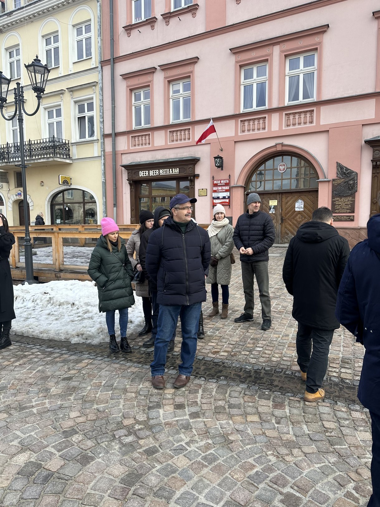 uczestnicy akcji Zakochani w podziemiach podczas zwiedzania