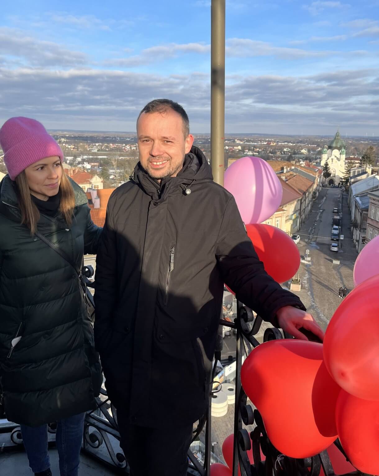 uczestnicy akcji Zakochani w podziemiach podczas zwiedzania