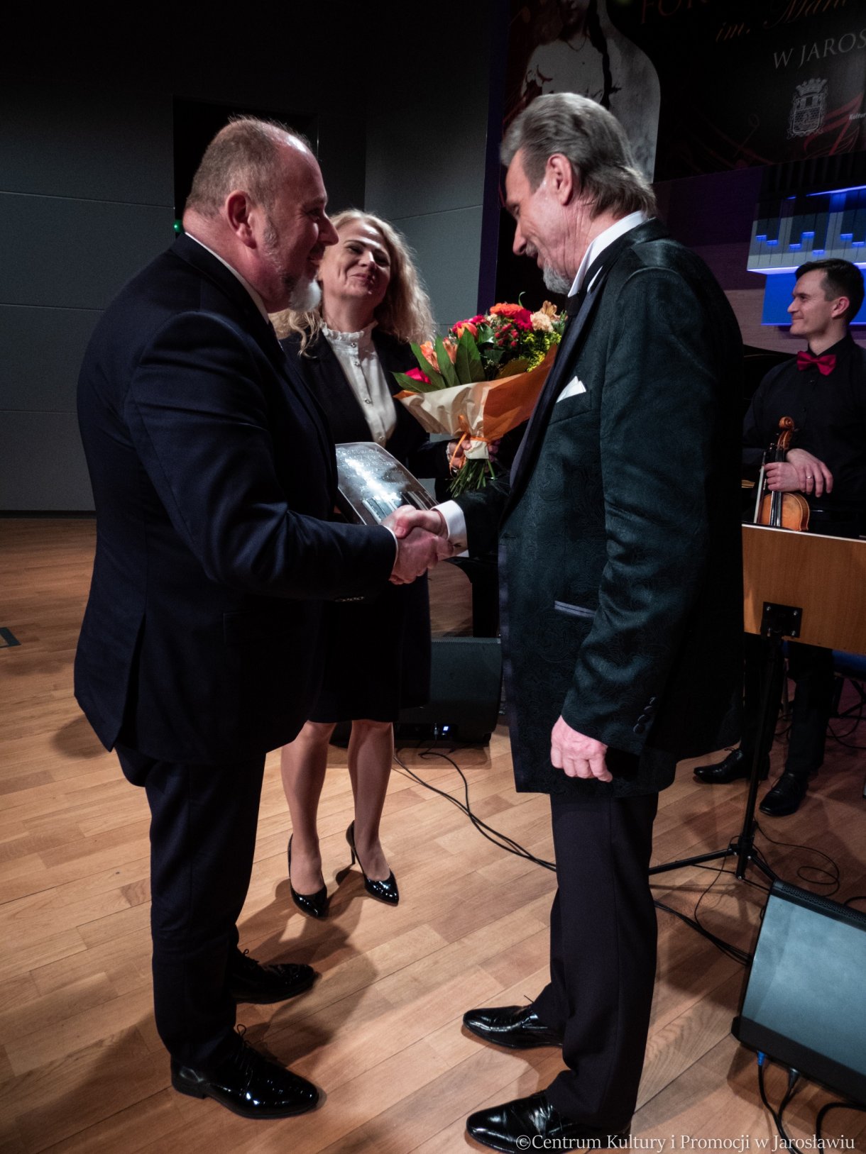 BMJ z małżonką oraz Bogusław Morka podczas FMF im. Marii Turzańskiej