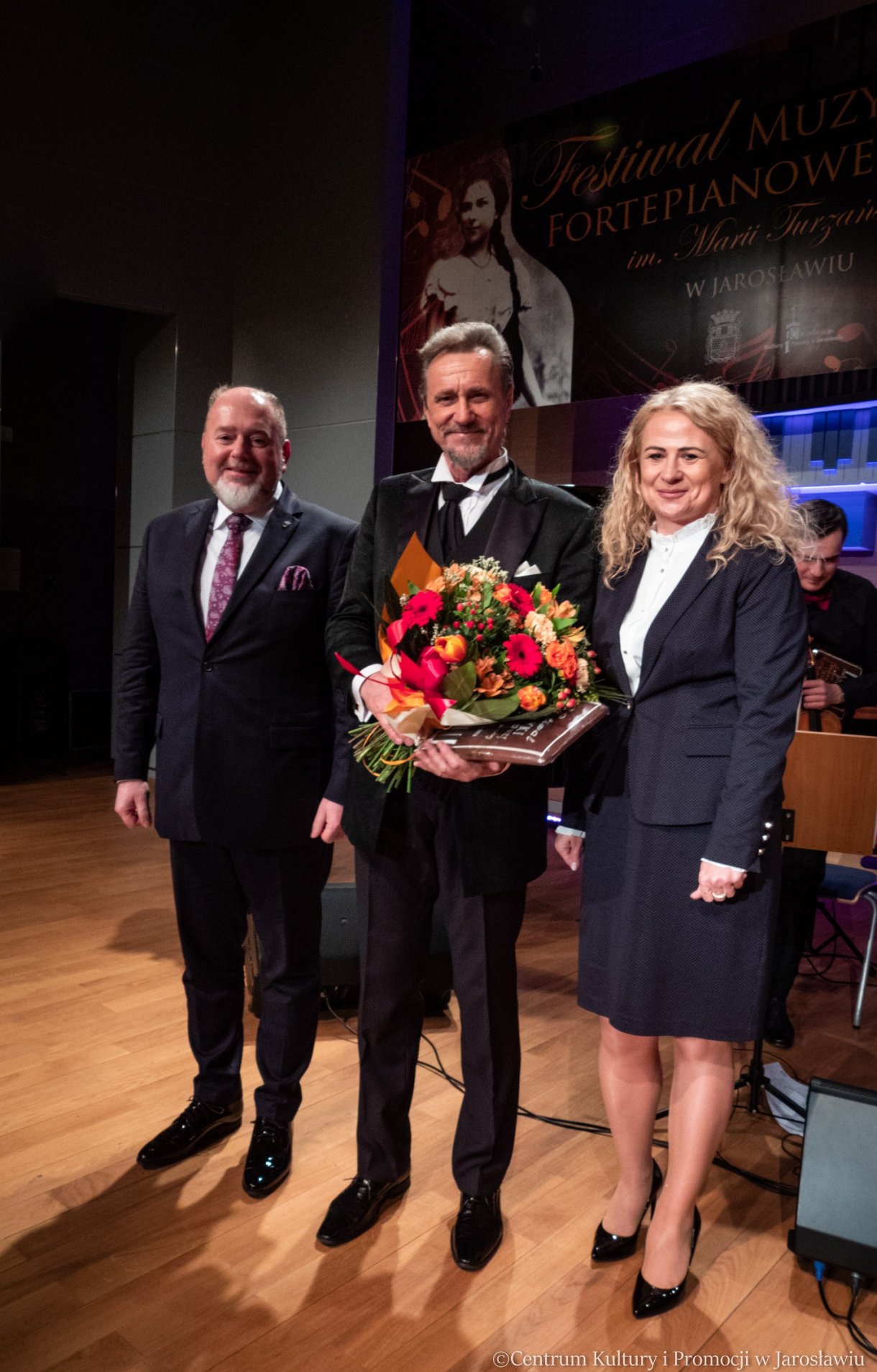 BMJ z małżonką oraz Bogusław Morka podczas FMF im. Marii Turzańskiej