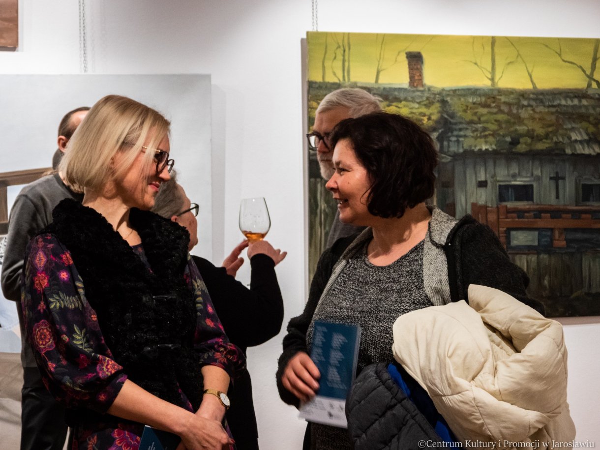 Uczestnicy wernisażu wystawy 