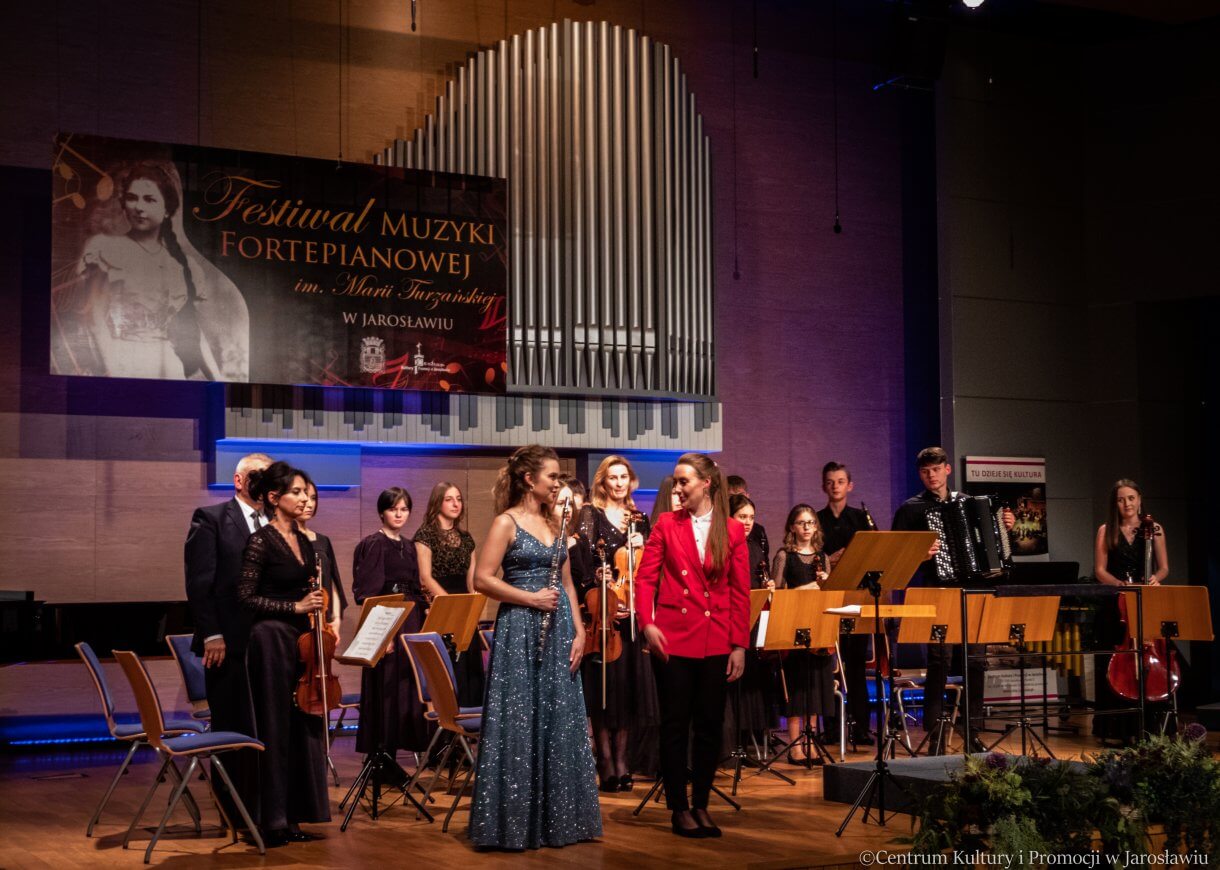 Orkiestra ZPSM w Jarosławiu podczas koncertu