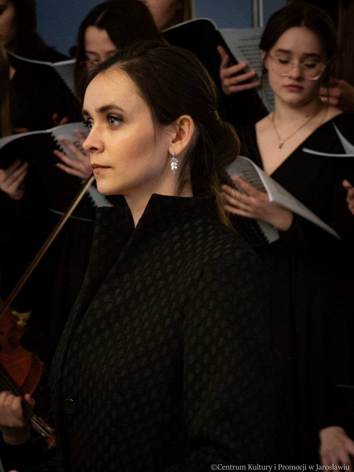 Aneta Nurcek mezzosopranistka podczas koncertu Stabat Mater