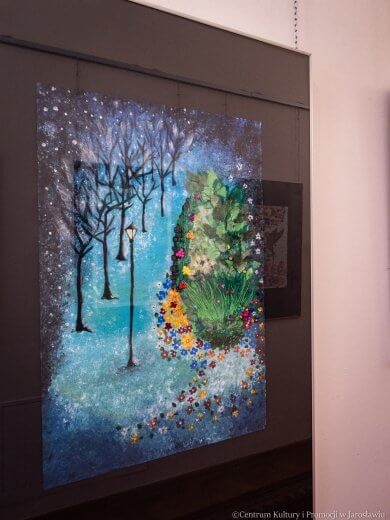 Wystawa prac plastycznych uczniów Zespołu Szkół Innowacyjnych w Jarosławiu kierunku „Architektura krajobrazu” pt. "Tajemniczy Ogród"