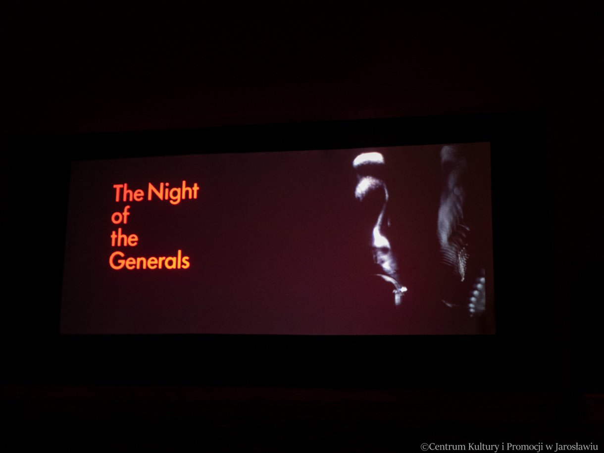 podkarpacki szlak filmowy - projekcja filmu noc generałów