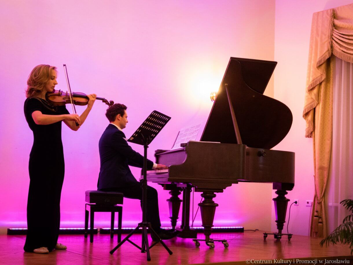 Łukasz Stanisławczyk i Małgorzata Wybraniec podczas koncertu w ramach XIV MFKK