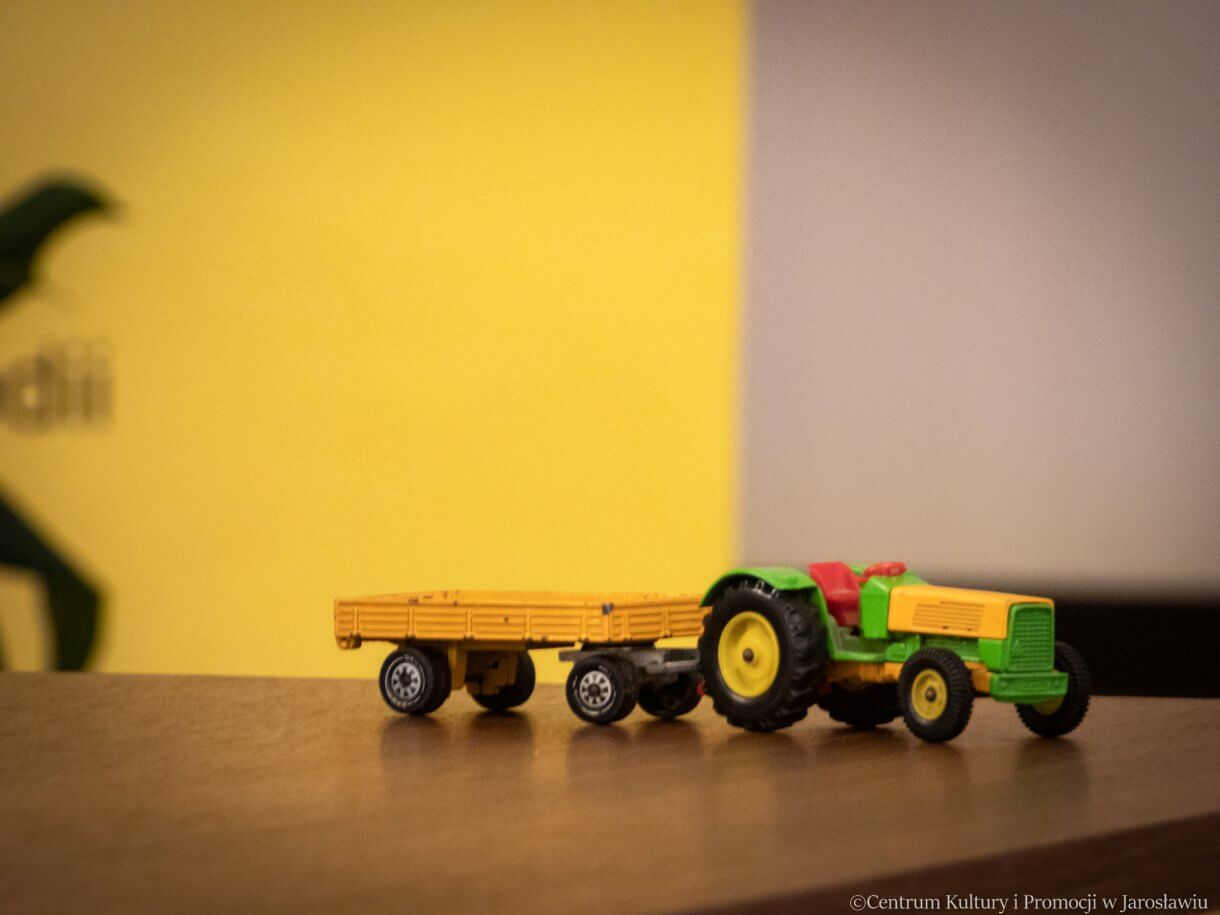 traktor - element spotkania z Maciejem Szeptyckim