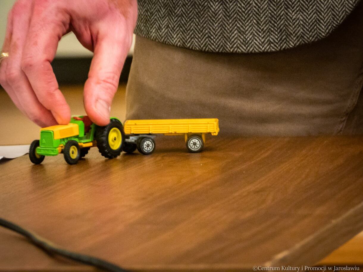 traktor - element spotkania z Maciejem Szeptyckim podczas XIV MFKK w Jarosławiu