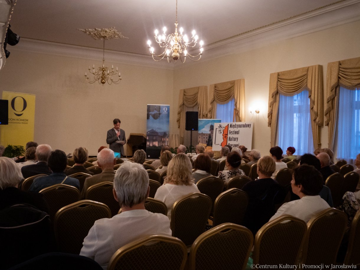 spotkanie z Maciejem Szeptyckim podczas XIV MFKK w Jarosławiu