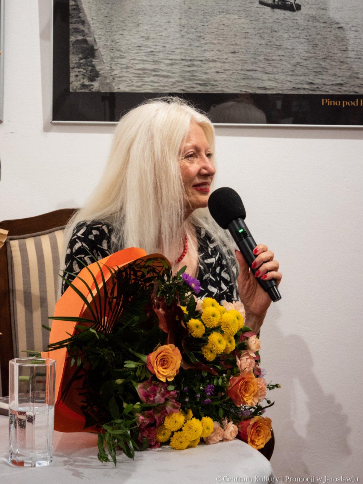 Małgorzata Niezabitowska podczas spotkania w ramach XIV MFKK