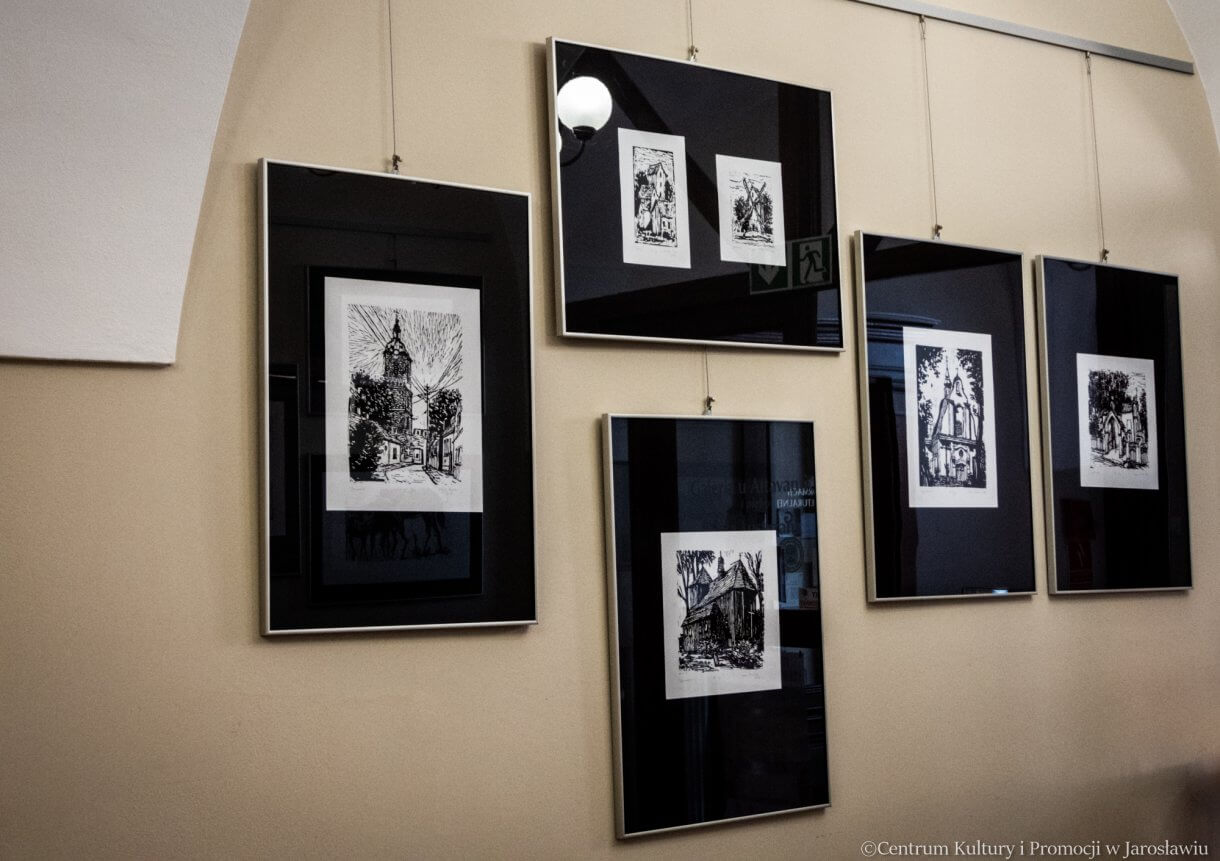 grafiki uczniów Szkolnej Pracowni Graficznej Specjalnego Ośrodka Szkolno-Wychowawczego im. Jana Pawła II w Jarosławiu.
