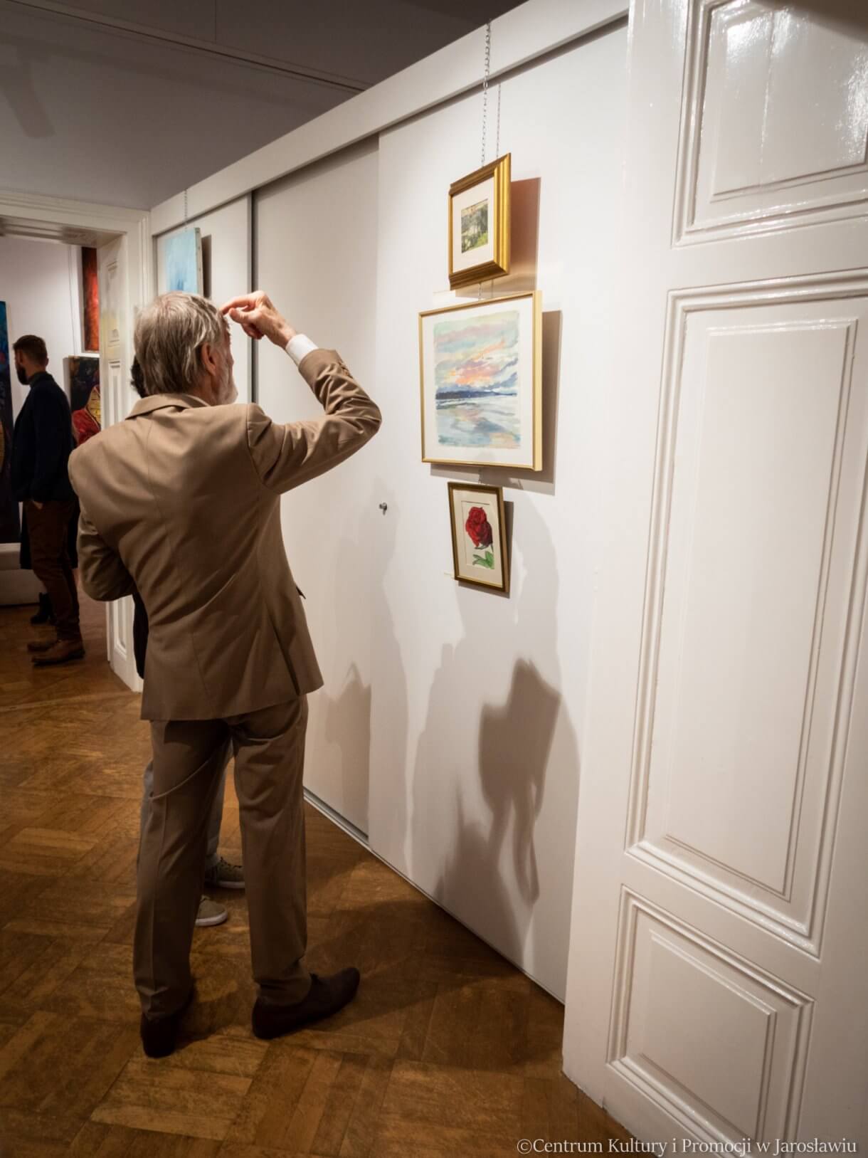 uczestnik wernisażu 