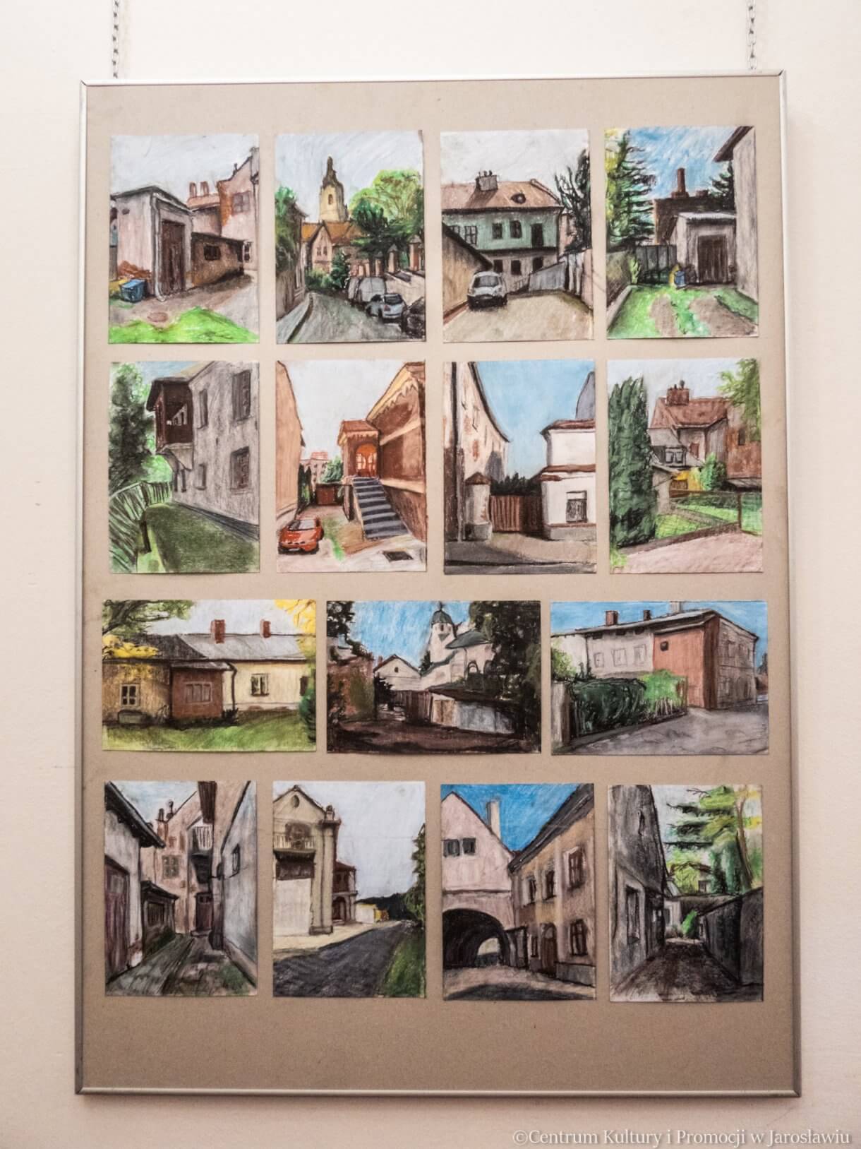 Michał Kleban - malarstwo- mini pocztówki z widokami jaosławia