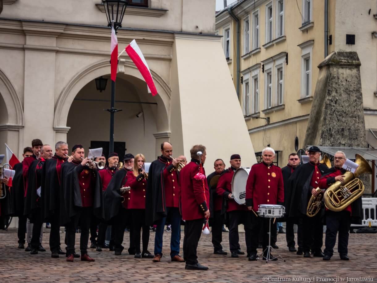 Orkiestra Dęta Laudate Dominum podczas obchodów Dnia Niepodległości
