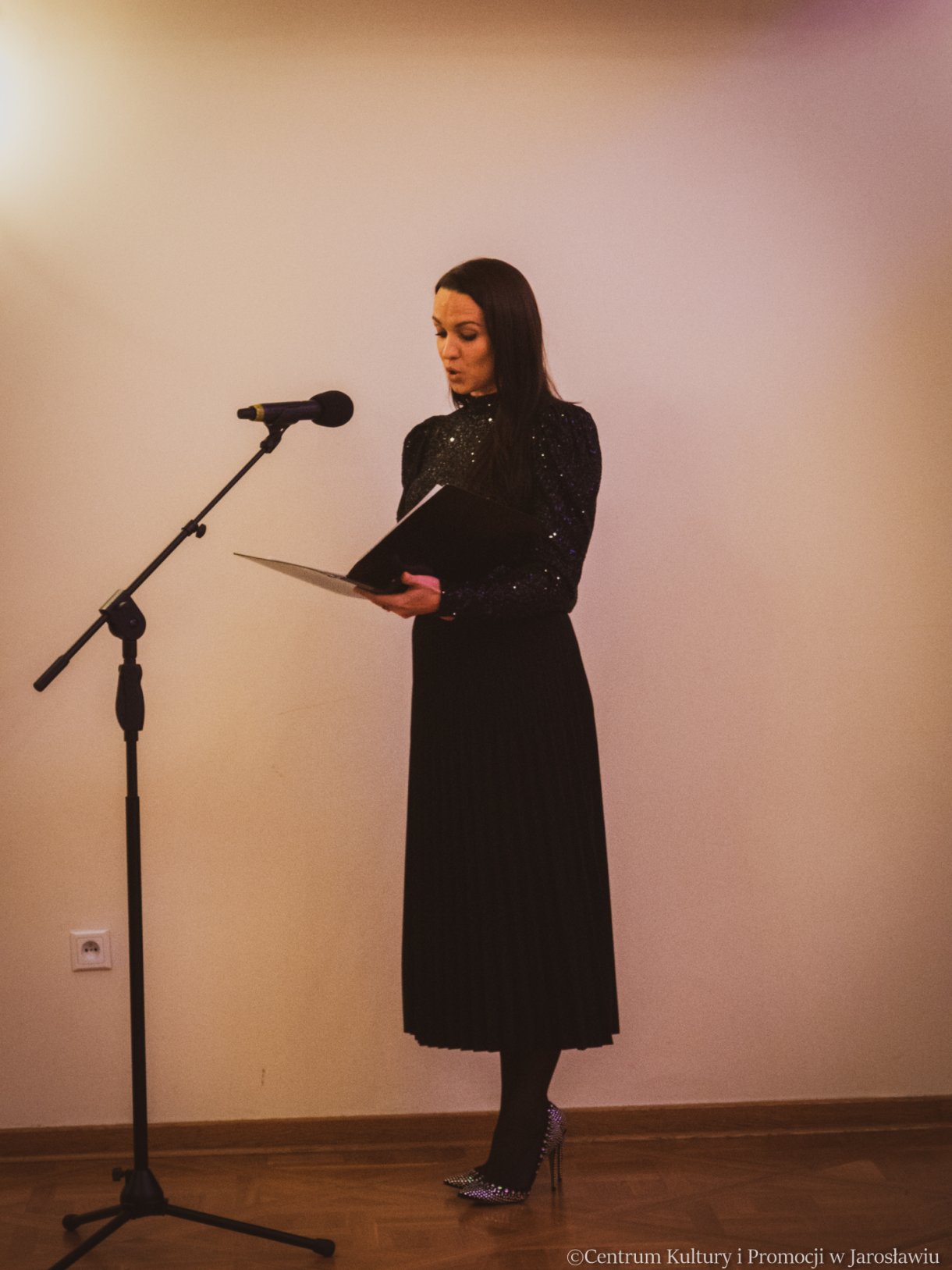 prowadząca Renata Johnson-wojtowicz podczas koncertu
