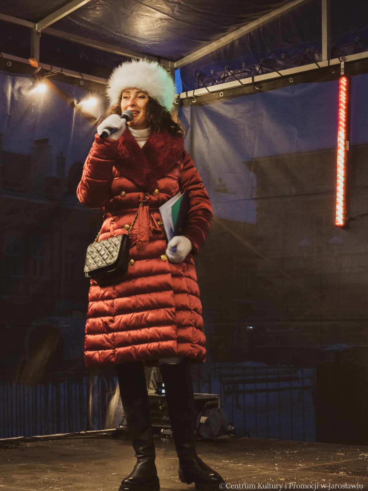 prowadząca Jarmark Bozonarodzeniowy 2023