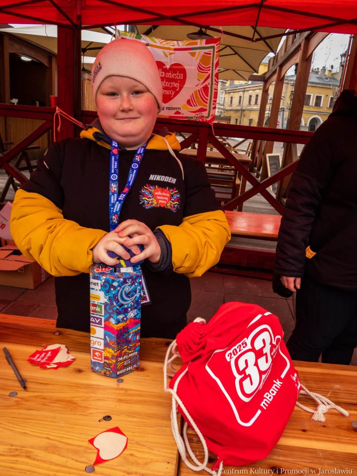 33. Finał WOŚP wolontariusz