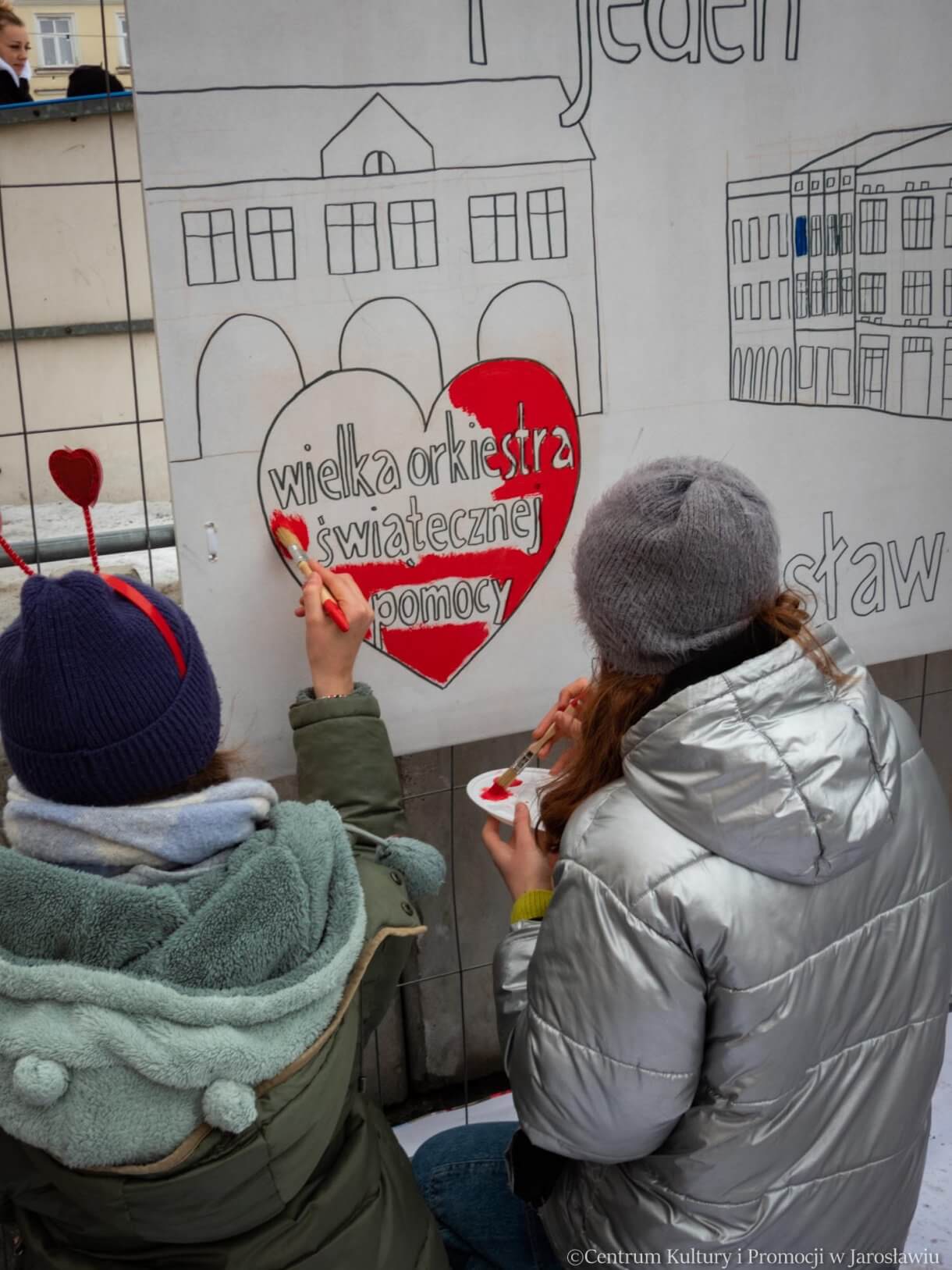 33. Finał WOŚP wspólne malowanie