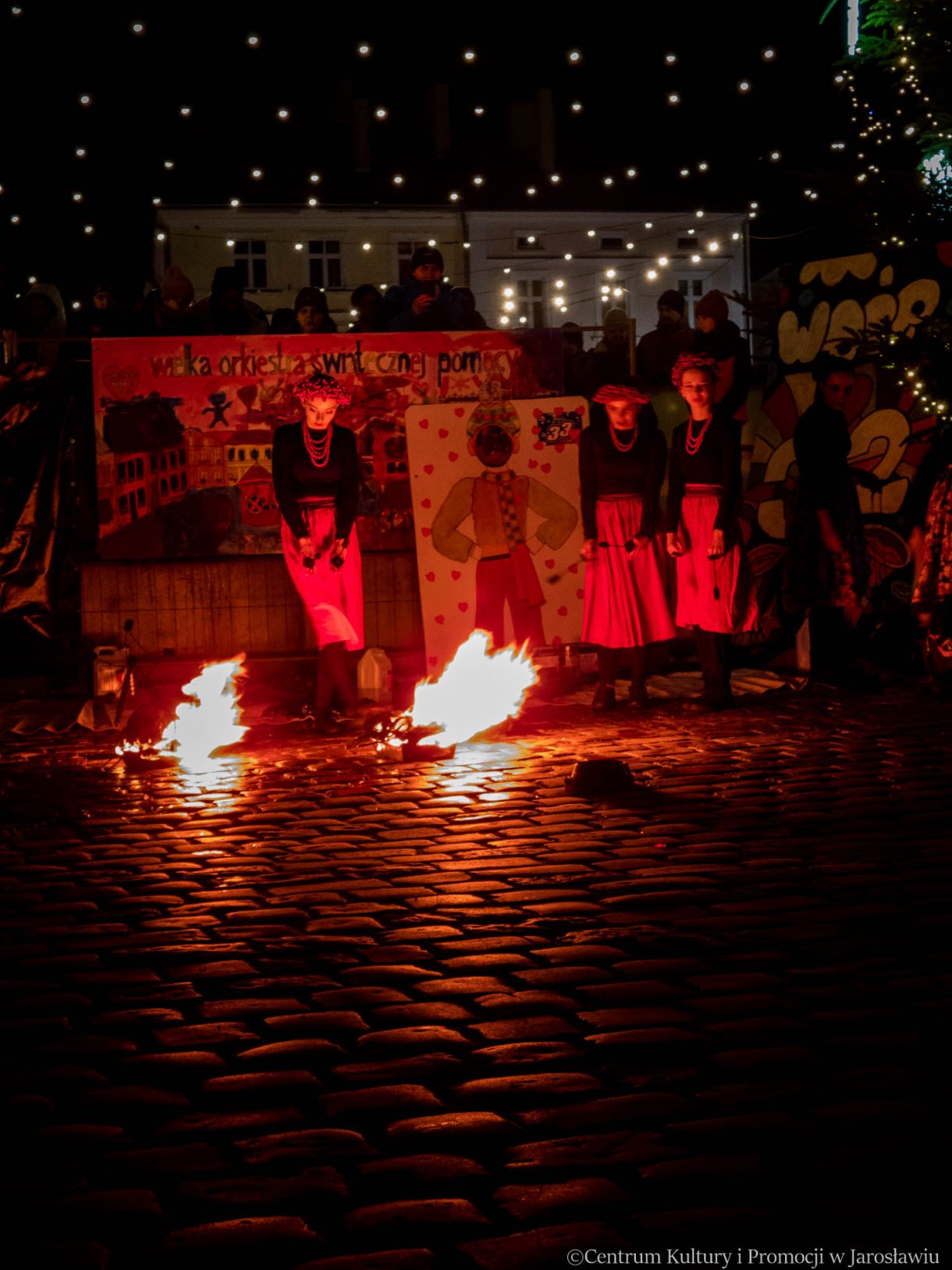 33. Finał WOŚP pokaz ognia