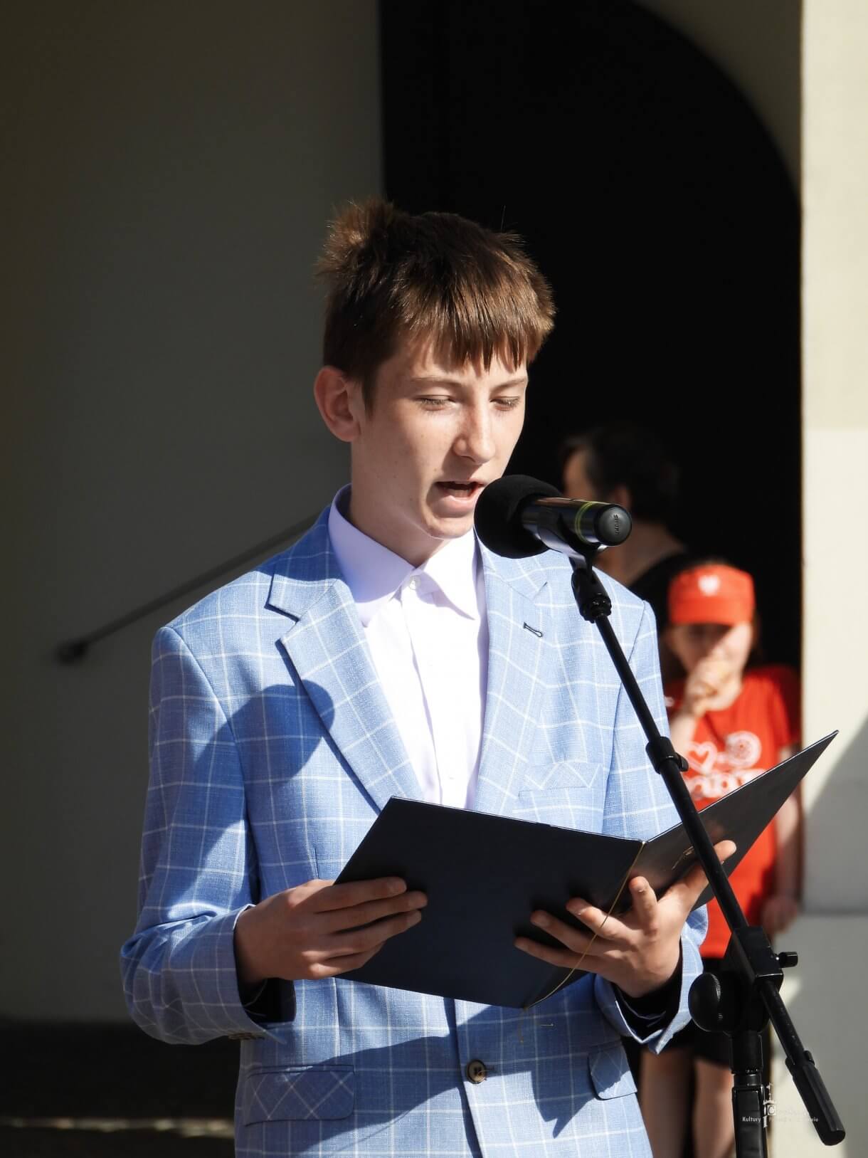 Dzień Flagi RP - odczytanie okolicznościowego wiersza