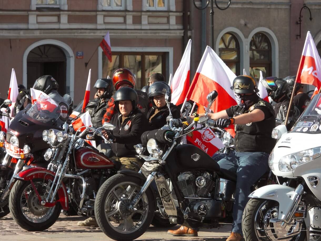 Dzień Flagi RP - parada motocyklowa