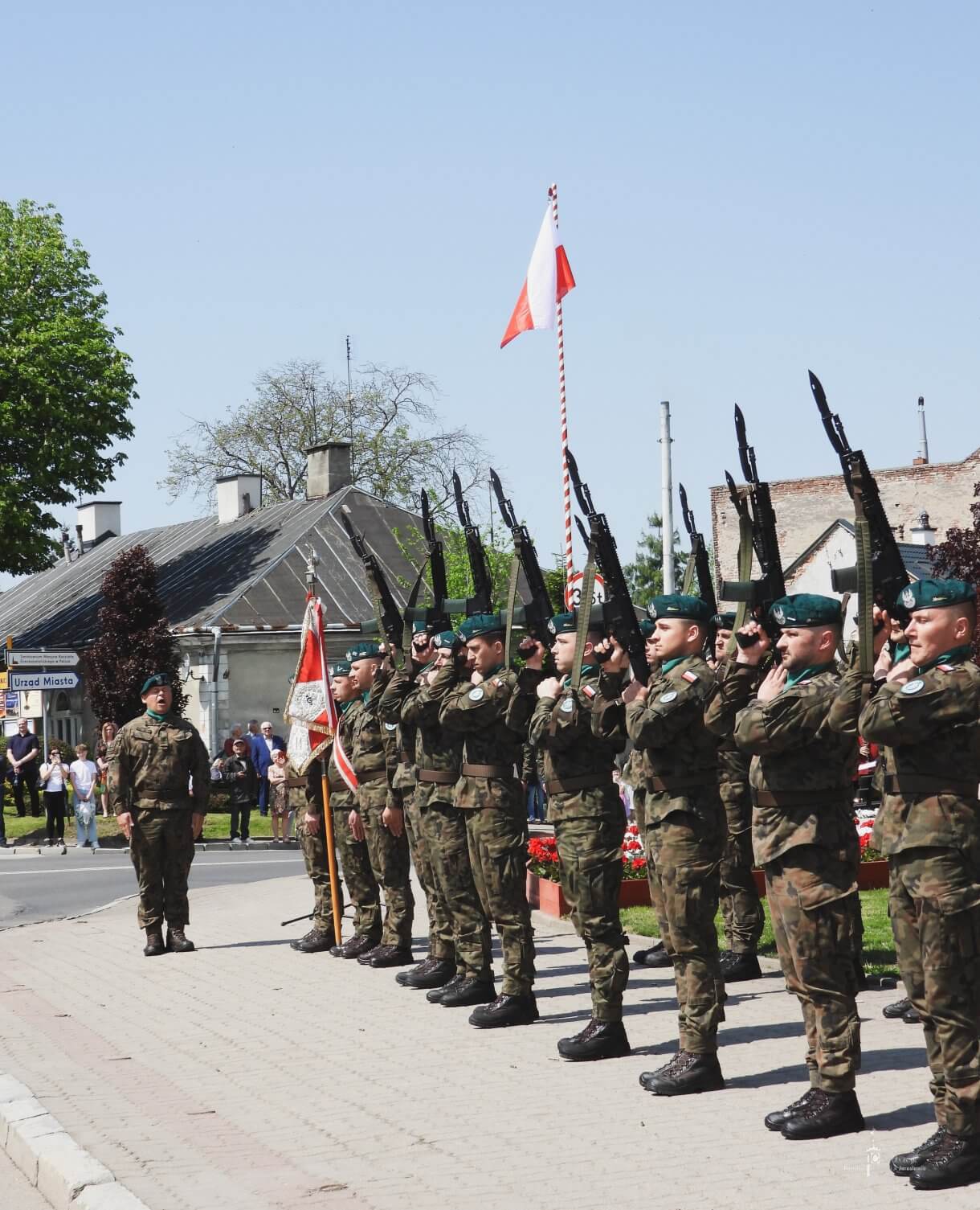 Święto Narodowe Trzeciego Maja - salwa honorowa
