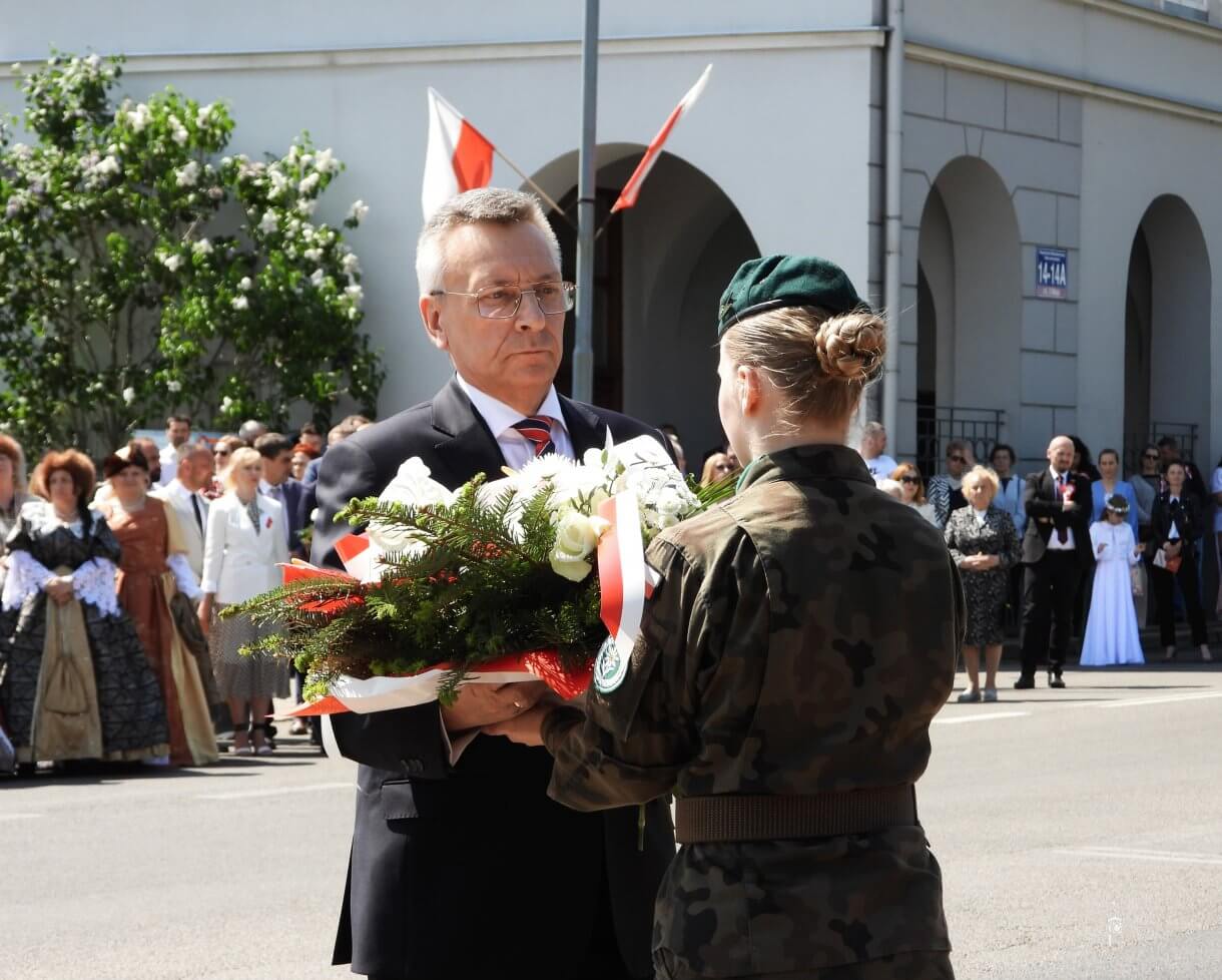 Święto Narodowe Trzeciego Maja - złożenie kwiatów przez delegacje