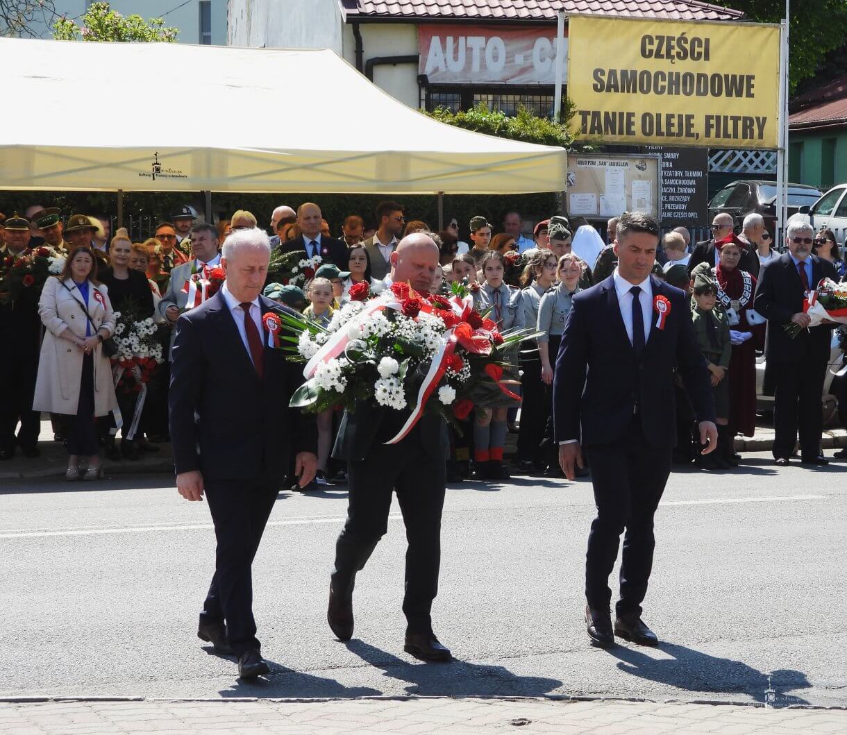 Święto Narodowe Trzeciego Maja - złożenie kwiatów przez delegacje
