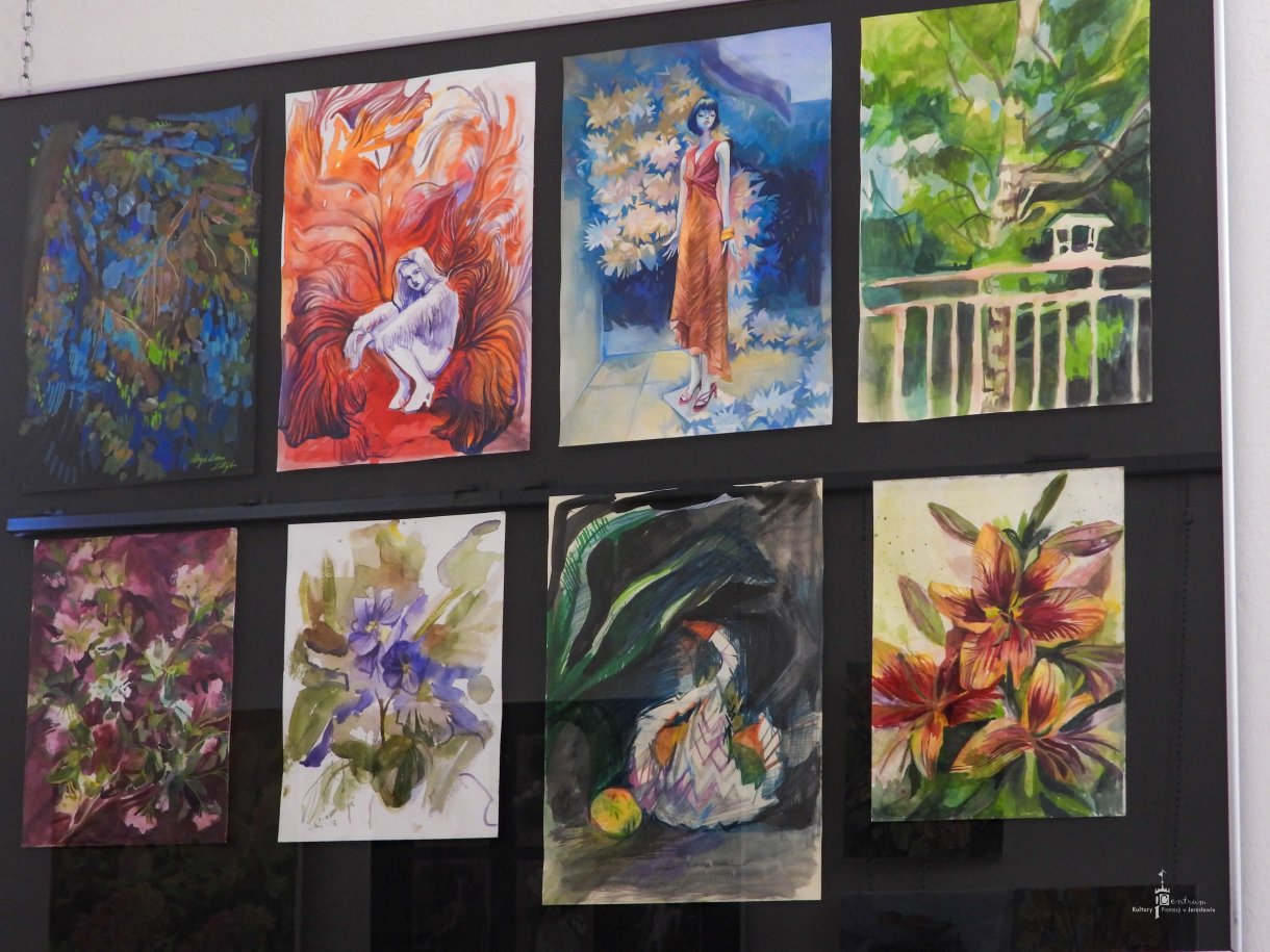 Magdalena Zatyka Wystawa prac uczennicy Państwowego Liceum Sztuk Plastycznych im. Stanisława Wyspiańskiego w Jarosławiu. - malarstwo