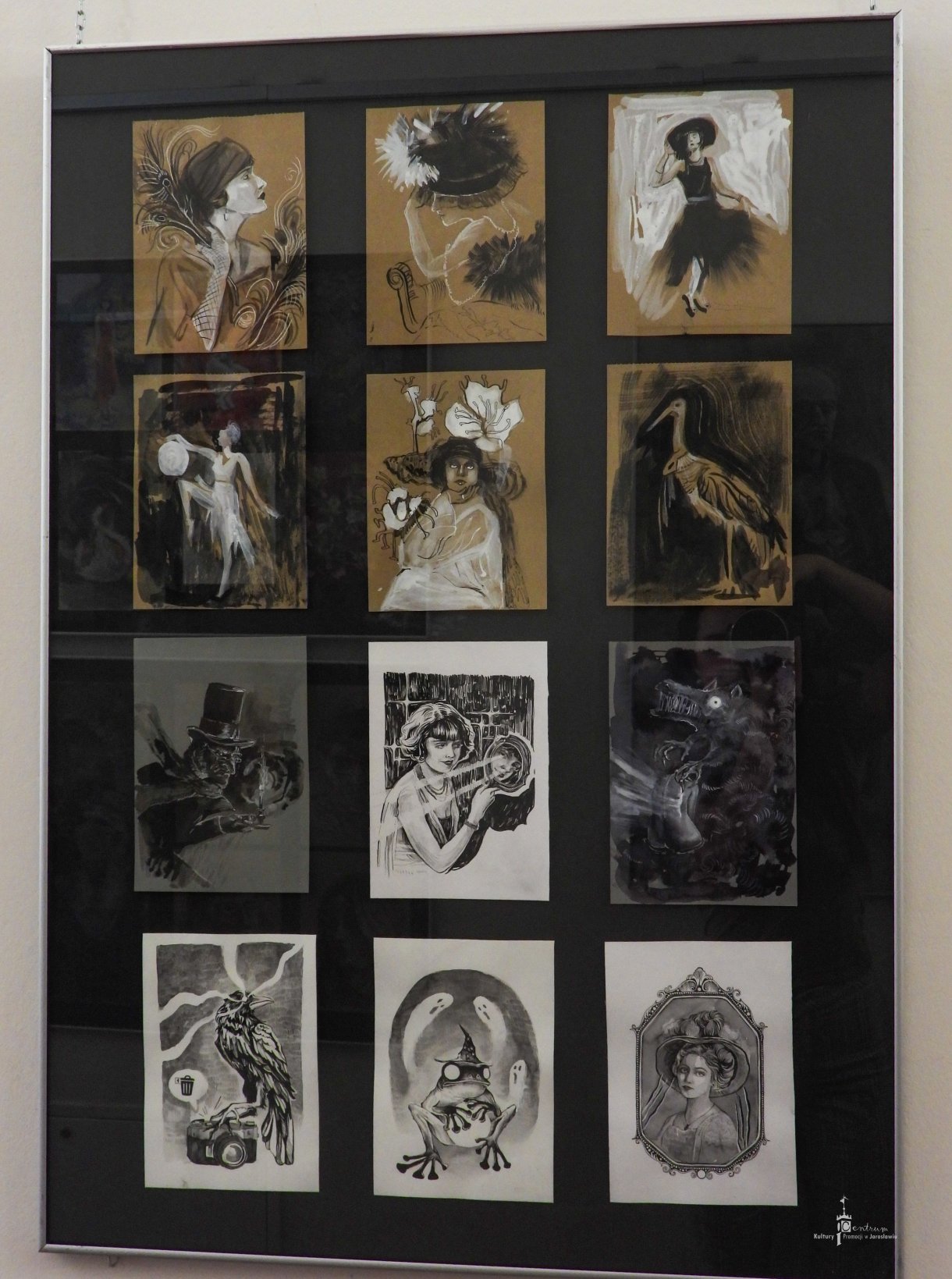 Magdalena Zatyka Wystawa prac uczennicy Państwowego Liceum Sztuk Plastycznych im. Stanisława Wyspiańskiego w Jarosławiu. - rysnek