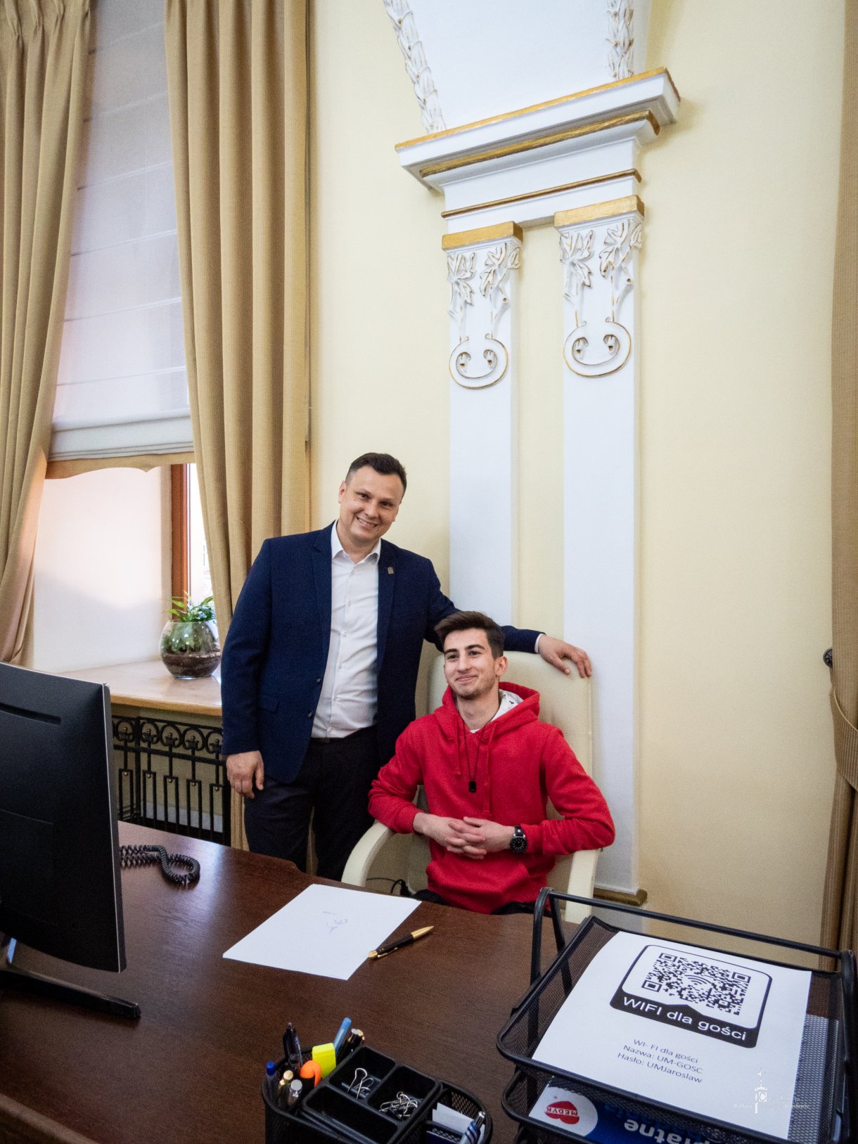 Noc Zwiedzania Rynku - zwiedzanie gabinetu Burmistrza Miasta Jarosławia