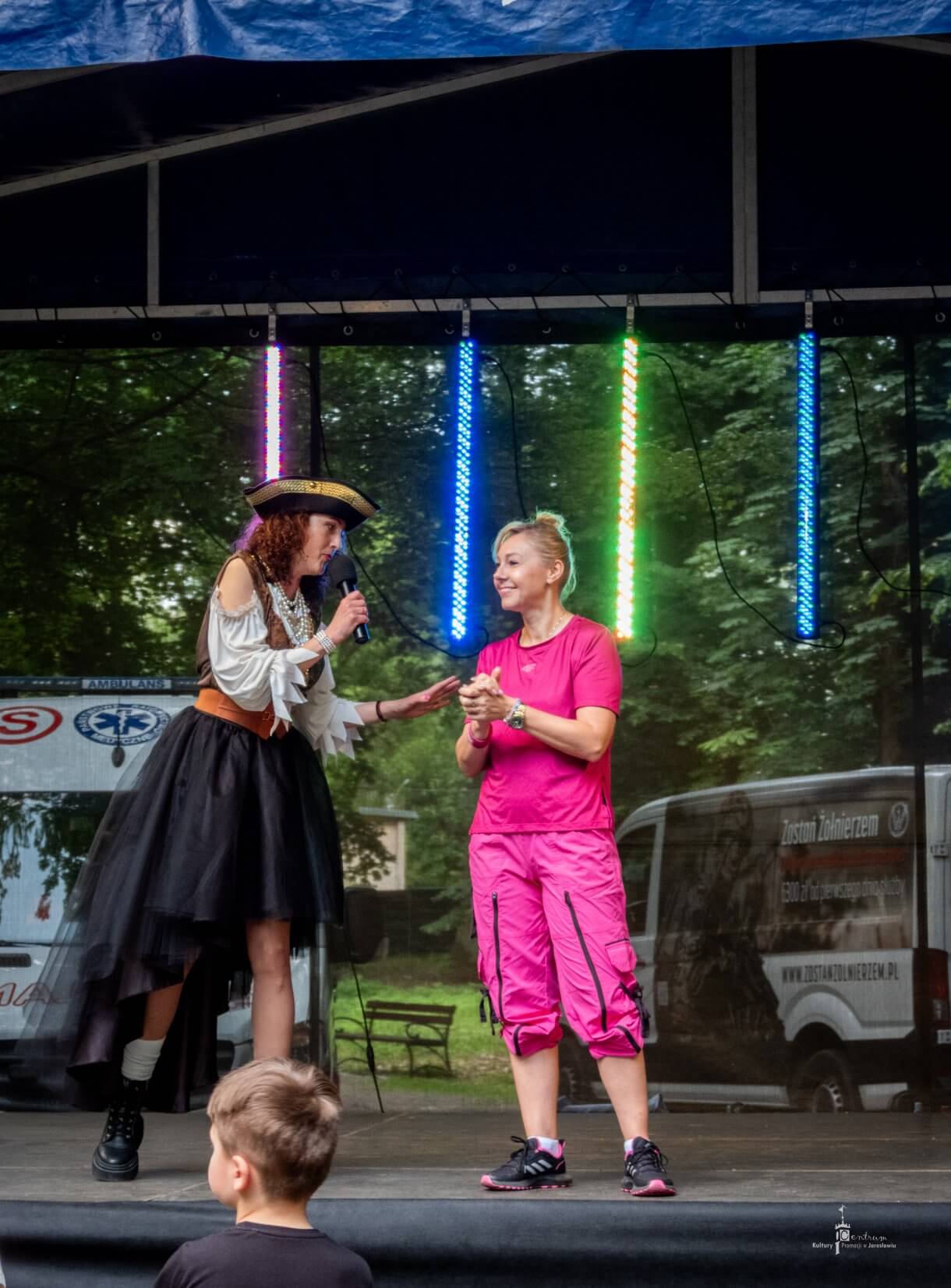 Dzień dziecka w parku miejskim - zumba dla dzieci