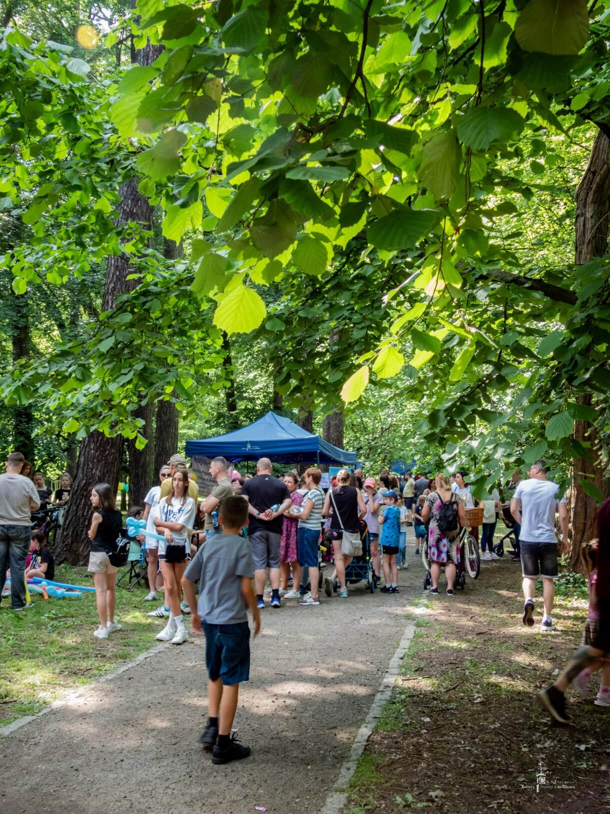 Dzień dziecka w parku miejskim - uczestnicy wydarzenia