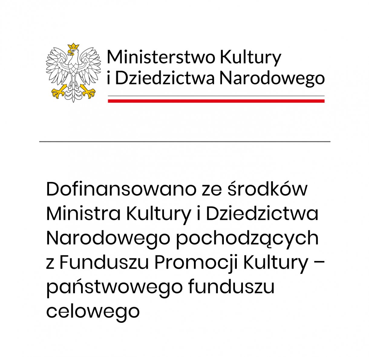 Wydarzenie dofinansowano ze środków Ministra Kultury i Dziedzictwa Narodowego pochodzących z Funduszu Promocji Kultury w ramach zadania „Siła tonów – zakup doposażenia na cele działalności kulturalnej” Galeria
