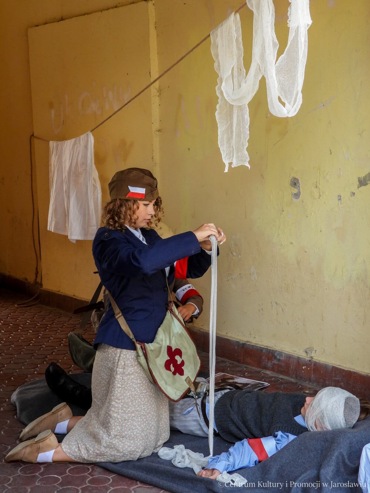 81. rocznica Powstania Warszawskiego - inscenizacja harcerzy