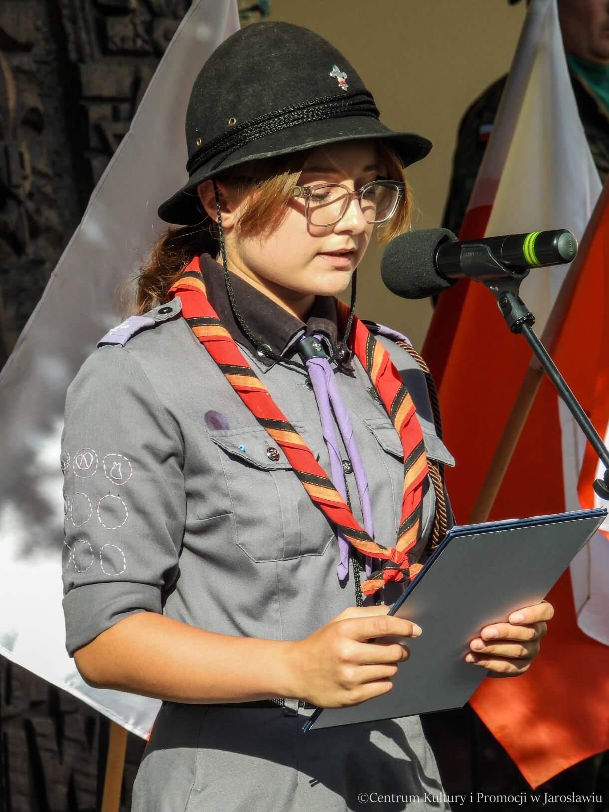 81. rocznica Powstania Warszawskiego - odczytanie wiersza