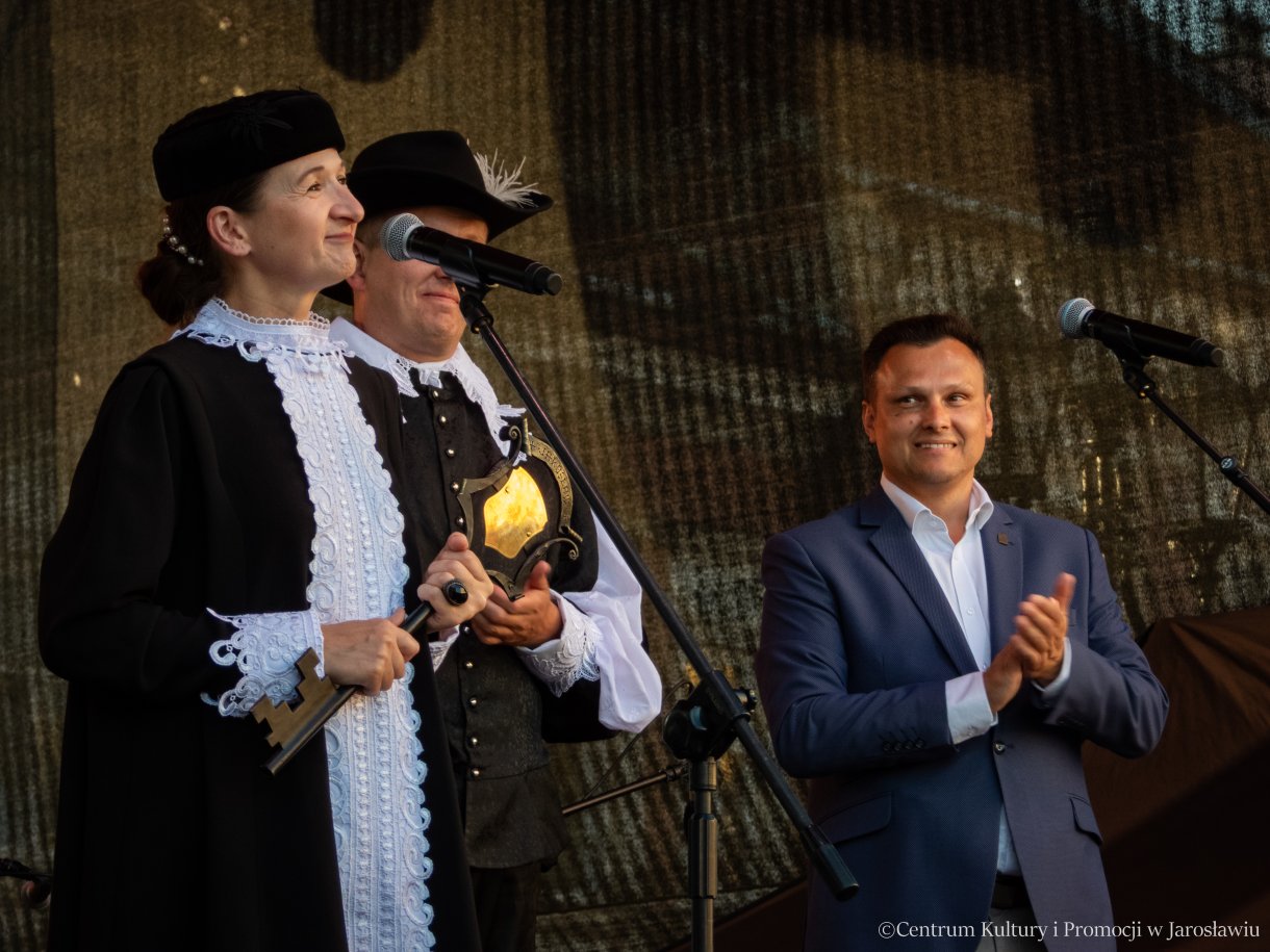 Jarmark Jarosławski - przekazanie klucza do bram miasta - oficjalne otwarcie jarmarku