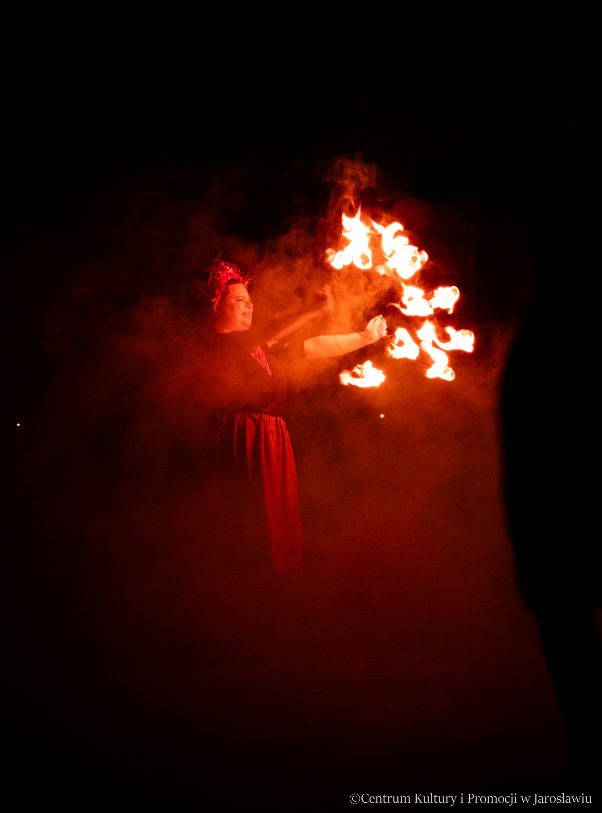 Jarmark Jarosławski - pokaz teatru ognia