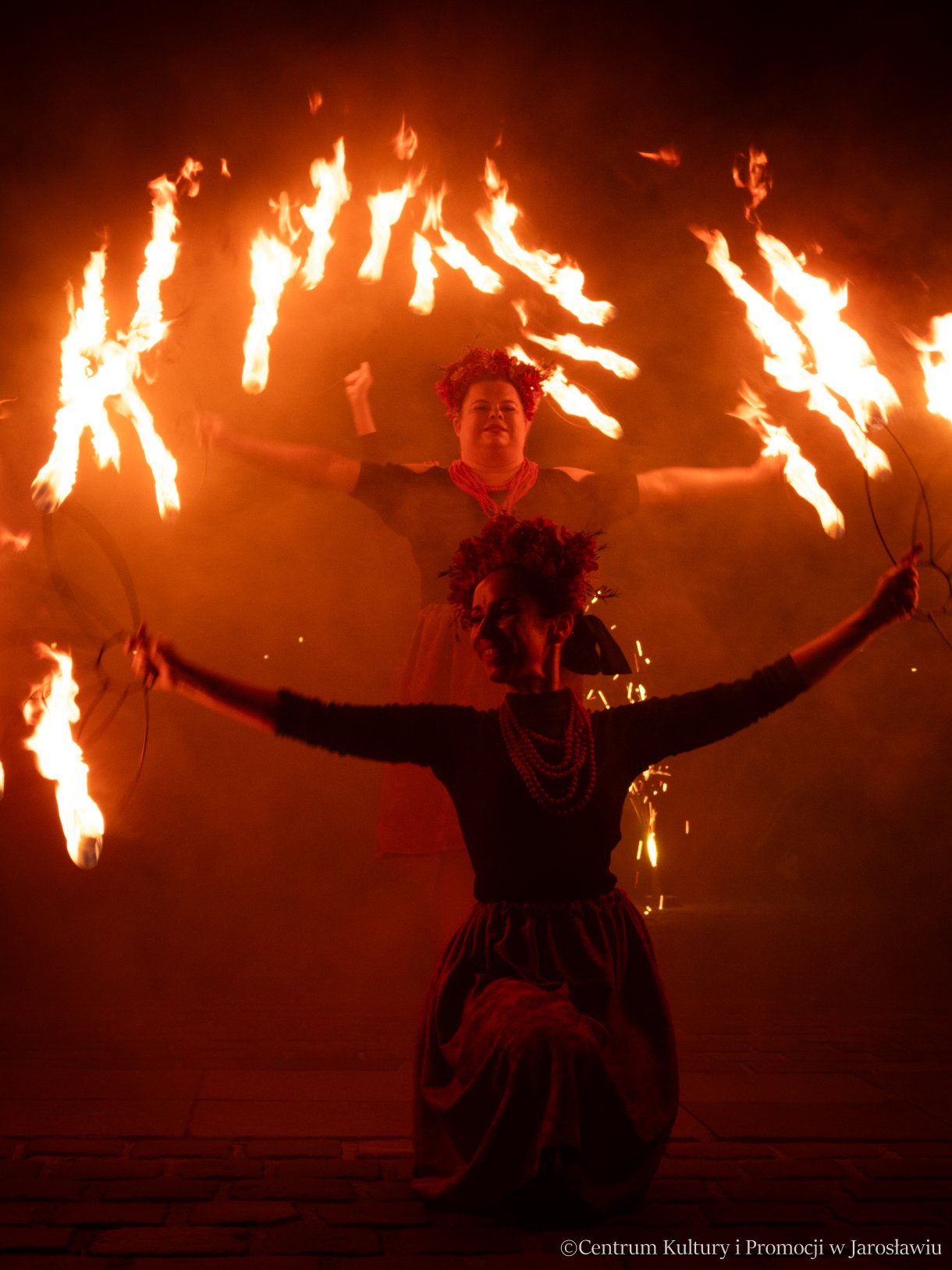 Jarmark Jarosławski - pokaz teatru ognia