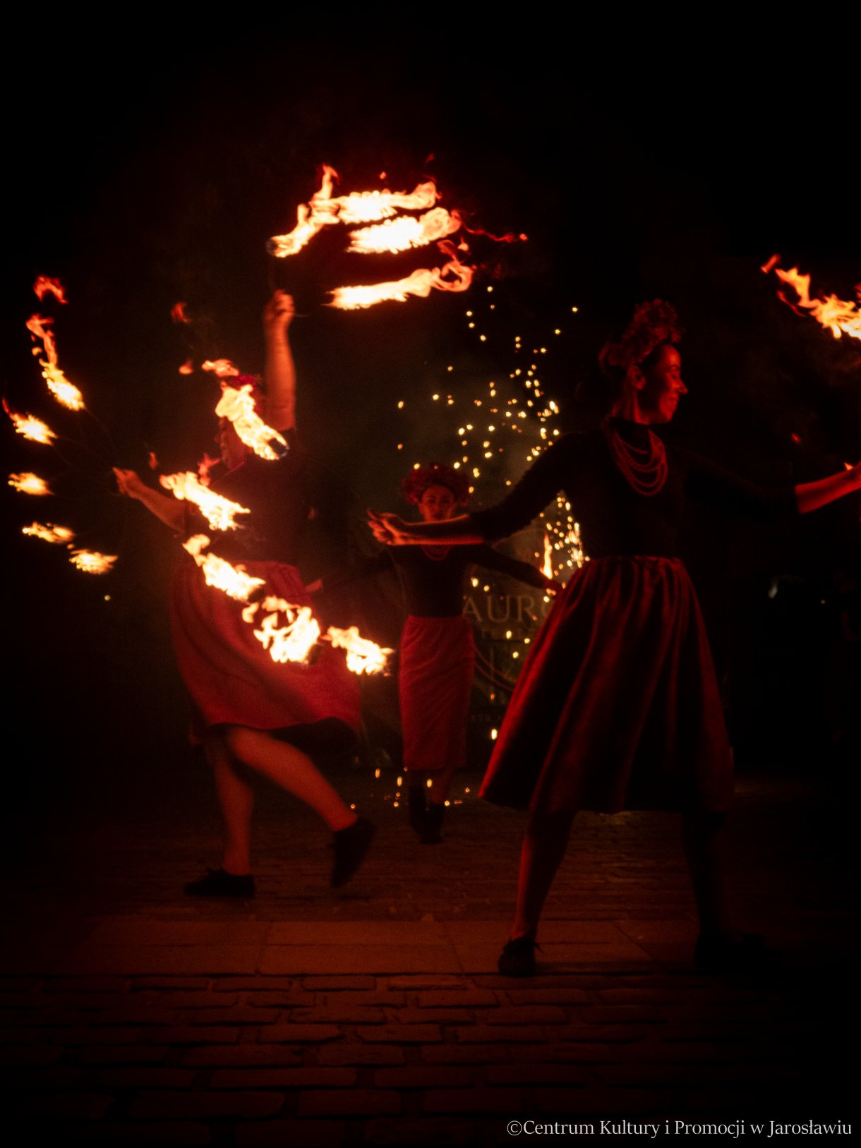 Jarmark Jarosławski - pokaz teatru ognia